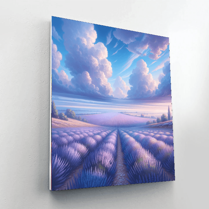 Lavender Field Tranquility Paint By Numbers Kits
