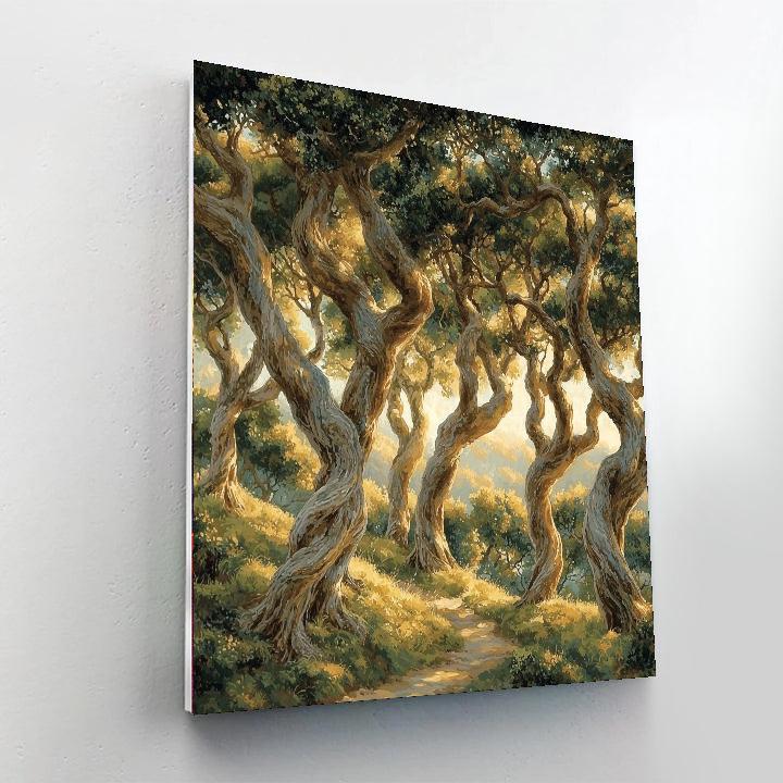 Michelangelo Inspired Ethereal Forest Essence  DIY Paint By Numbers