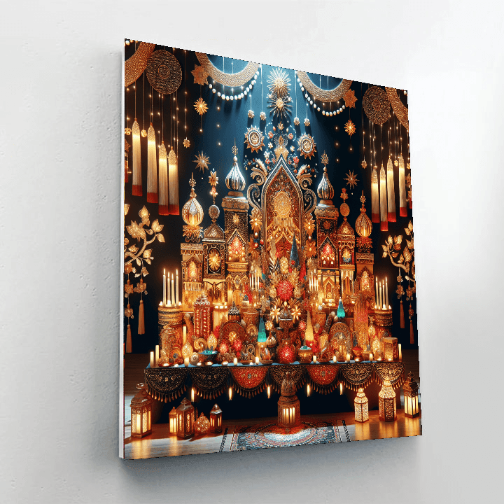 Festive Delights Painting Number Kit
