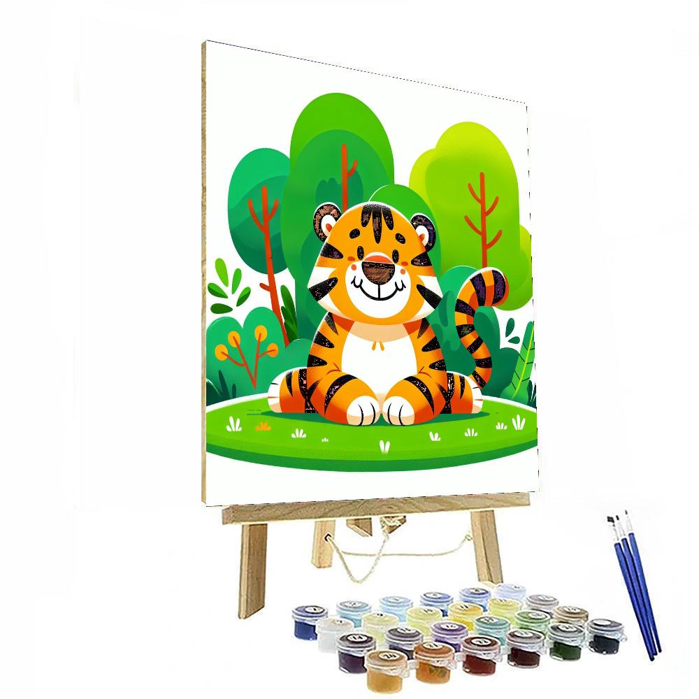 Sassy Tiger Paint By Numbers Kits