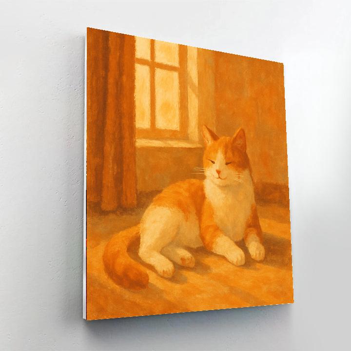Cat's Cozy Retreat DIY Paint By Numbers