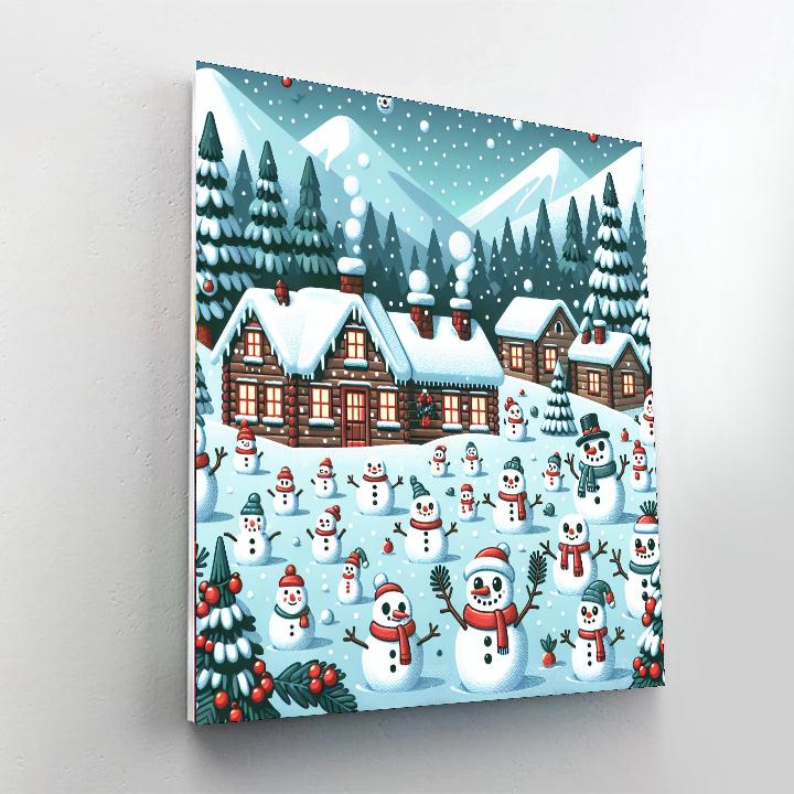 Frosty Fables Number Painting
