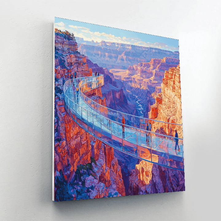 Grand Canyon Skywalk DIY Paint By Numbers