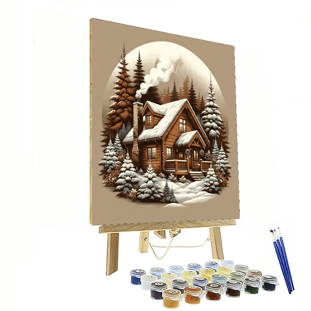 Rustic Cabin Retreat Paint By Color