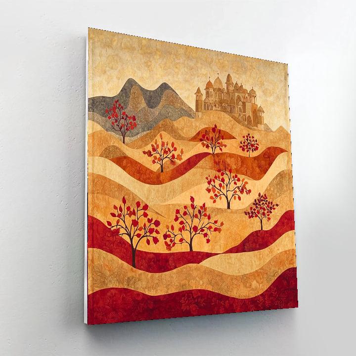 Nandalal Bose Inspired Waves Of Culture  Paint By Numbers