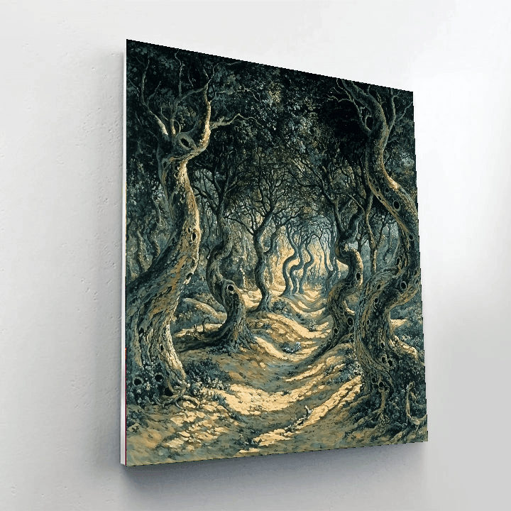 Salvador Dali Inspired Dali's Dream Forest  Paint By Numbers Kits