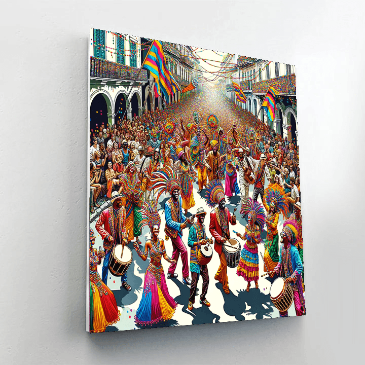 Cape Town Minstrel Carnival - Cape Town, South Africa Number Painting