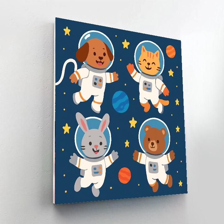 Galactic Animal Explorers Paint By Number