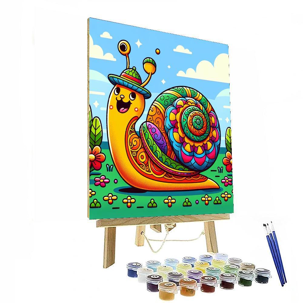 Snazzy Snail Numbered Painting Kits