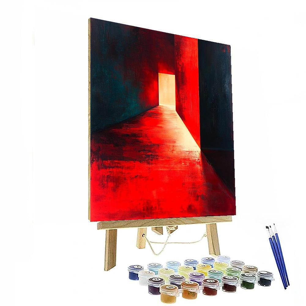 Caravaggio Inspired Exploration Of Light  Number Painting