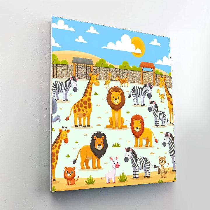 Zoo Zest Paint By Numbers