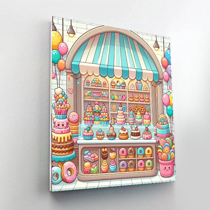Sweet Fantasy Bakery Paint By Numbers Art
