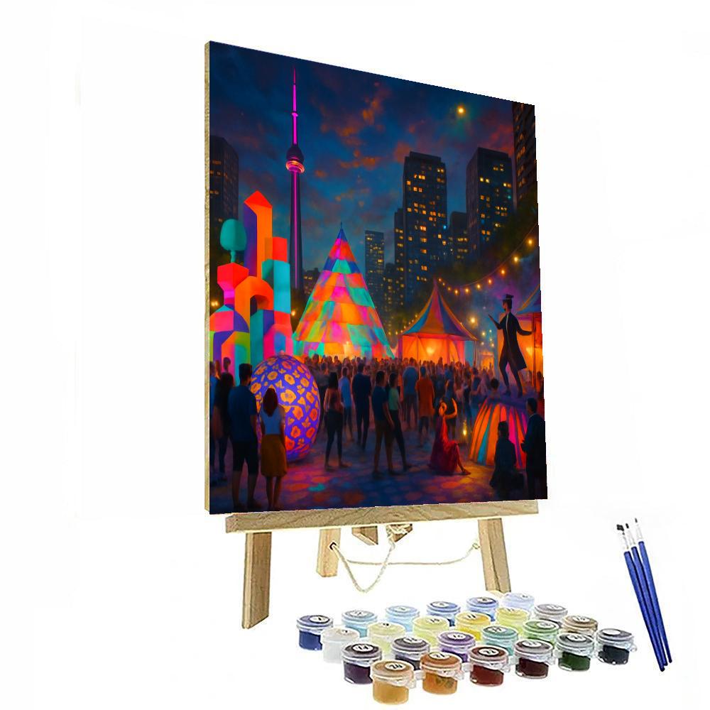 Luminato Festival - Toronto DIY Paint By Numbers