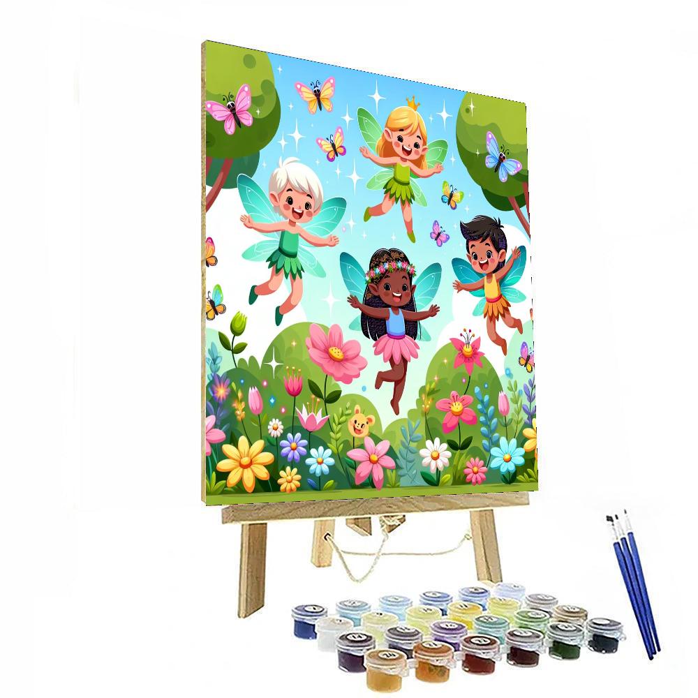 Sunny Day In Fairyland Paint By Numbers Art