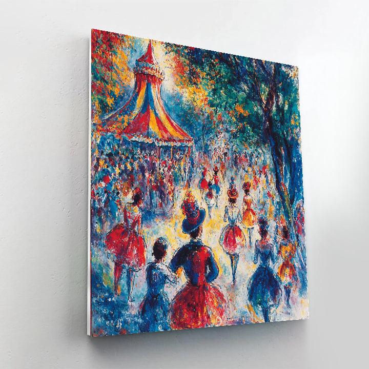 Marc Chagall Inspired Harlequin Dreams  Paint By Number