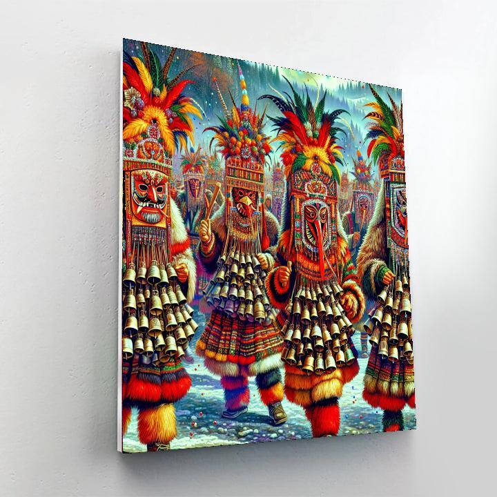 Kukeri Festival - Bulgaria DIY Paint By Numbers