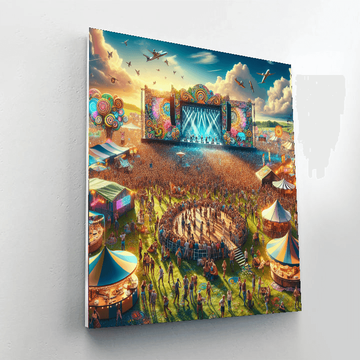 Isle Of Wight Festival - Newport, Uk Paint By Color