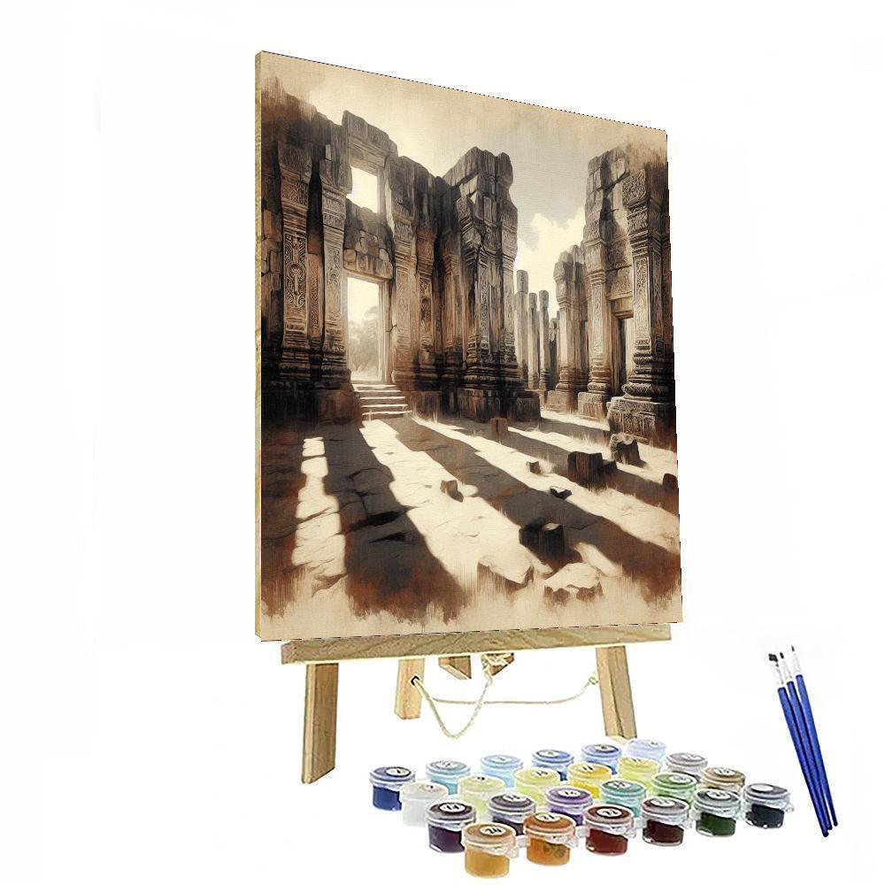 Grand Ancient Ruins - DIY Painting By Numbers Kit – Artistry Rack