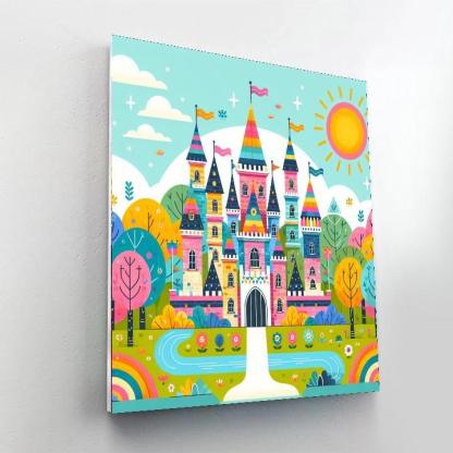 Charming Royal Castle Paint By Number