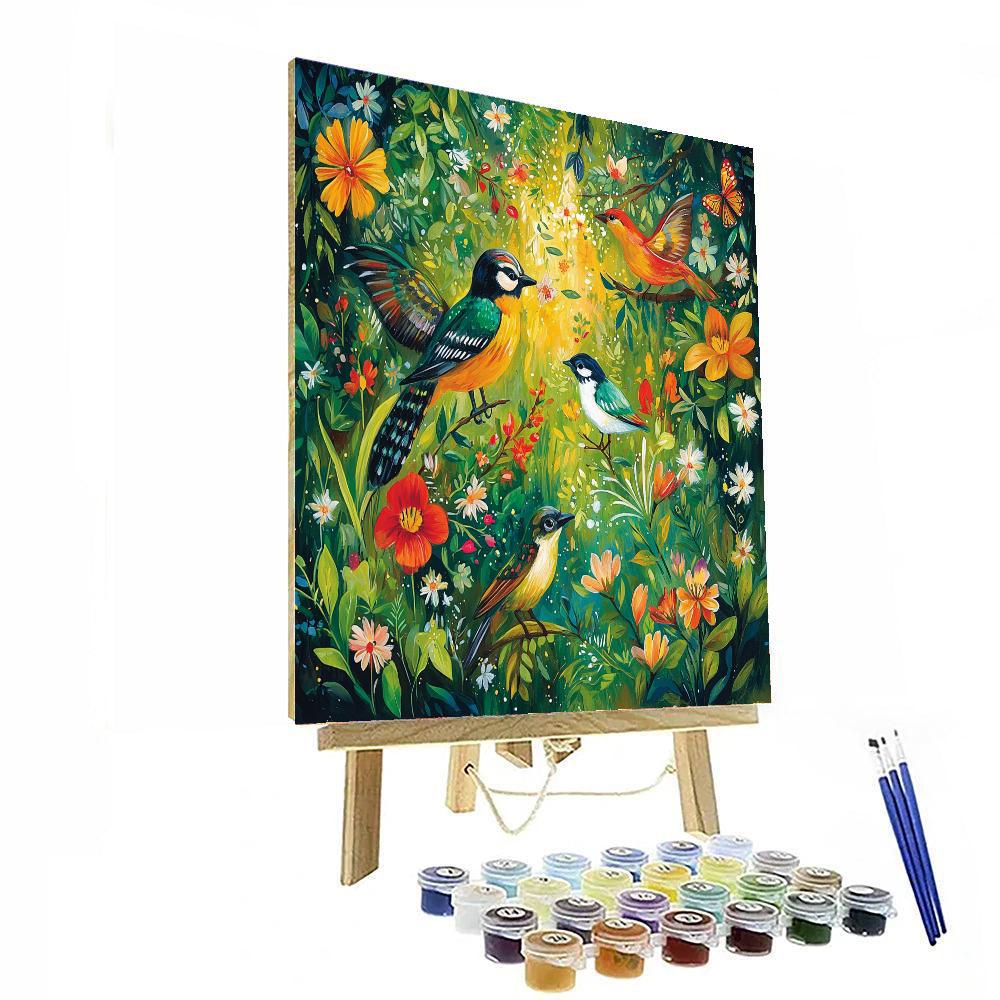 Frida Kahlo Inspired Serenade Of Nature's Sounds  Paint By Numbers Kits