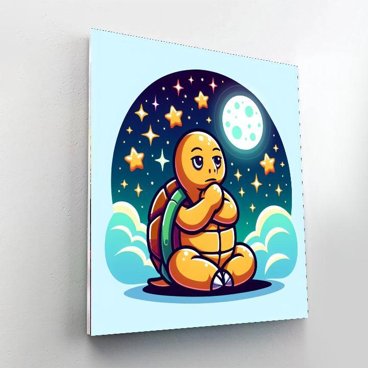 Wise Tortoise Paint By Numbers Art