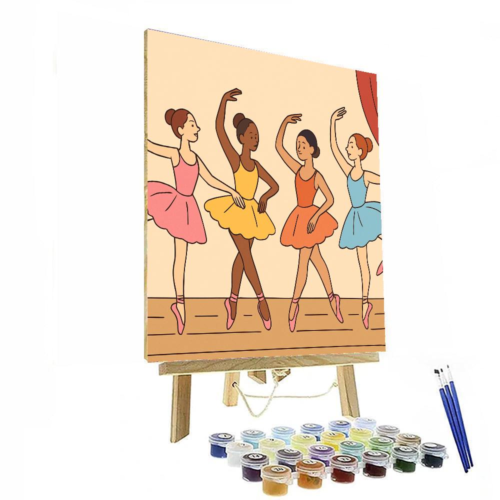 Ballet Performance DIY Paint By Numbers