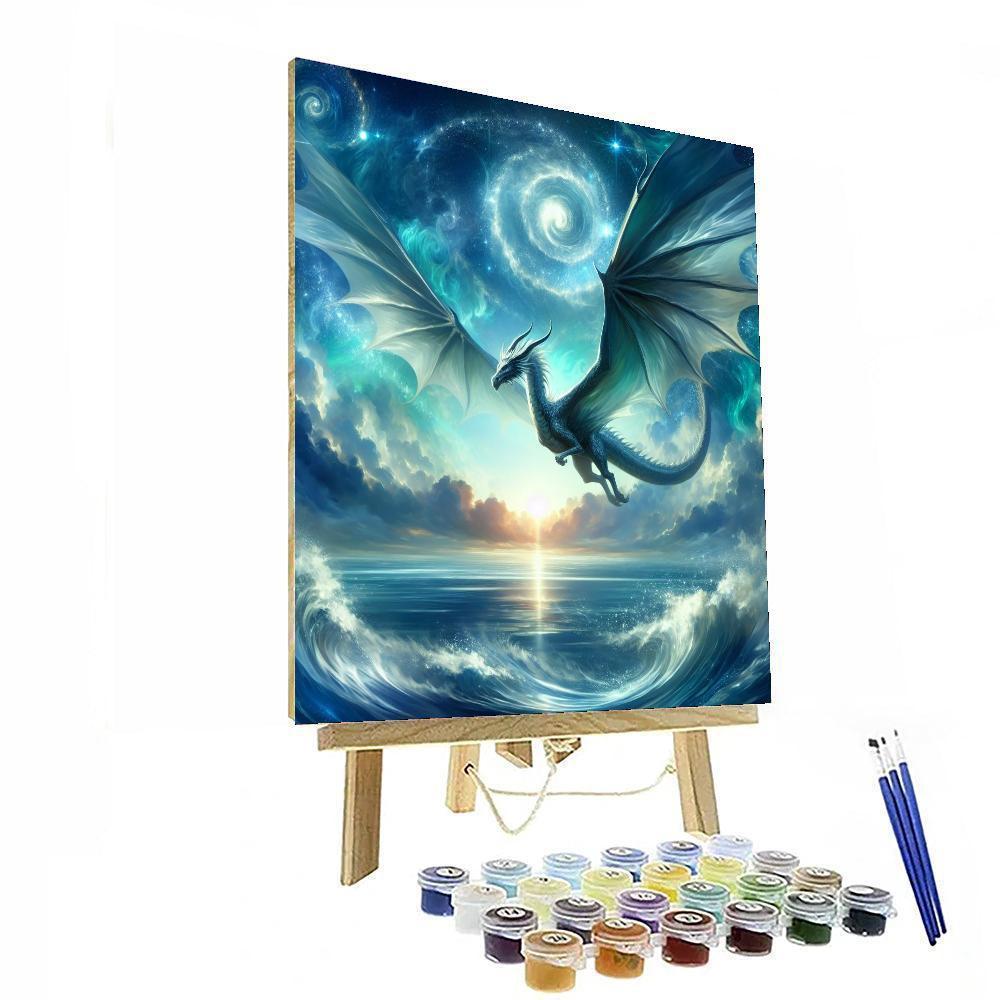 Dragon's Mystical Flight Numbered Painting Kits