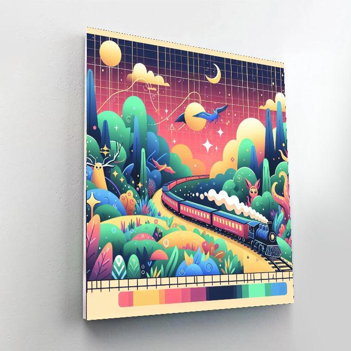 Dreamland Express DIY Paint By Numbers