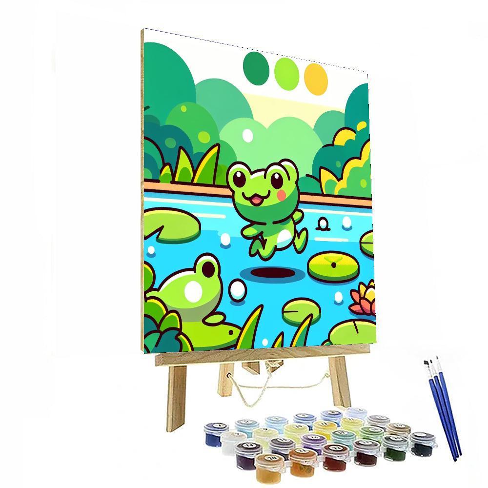 Enchanted Frog Pond Paint By Color