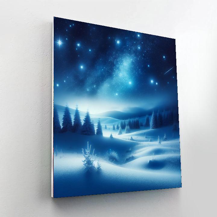 Mystical Winter Solstice DIY Paint By Numbers