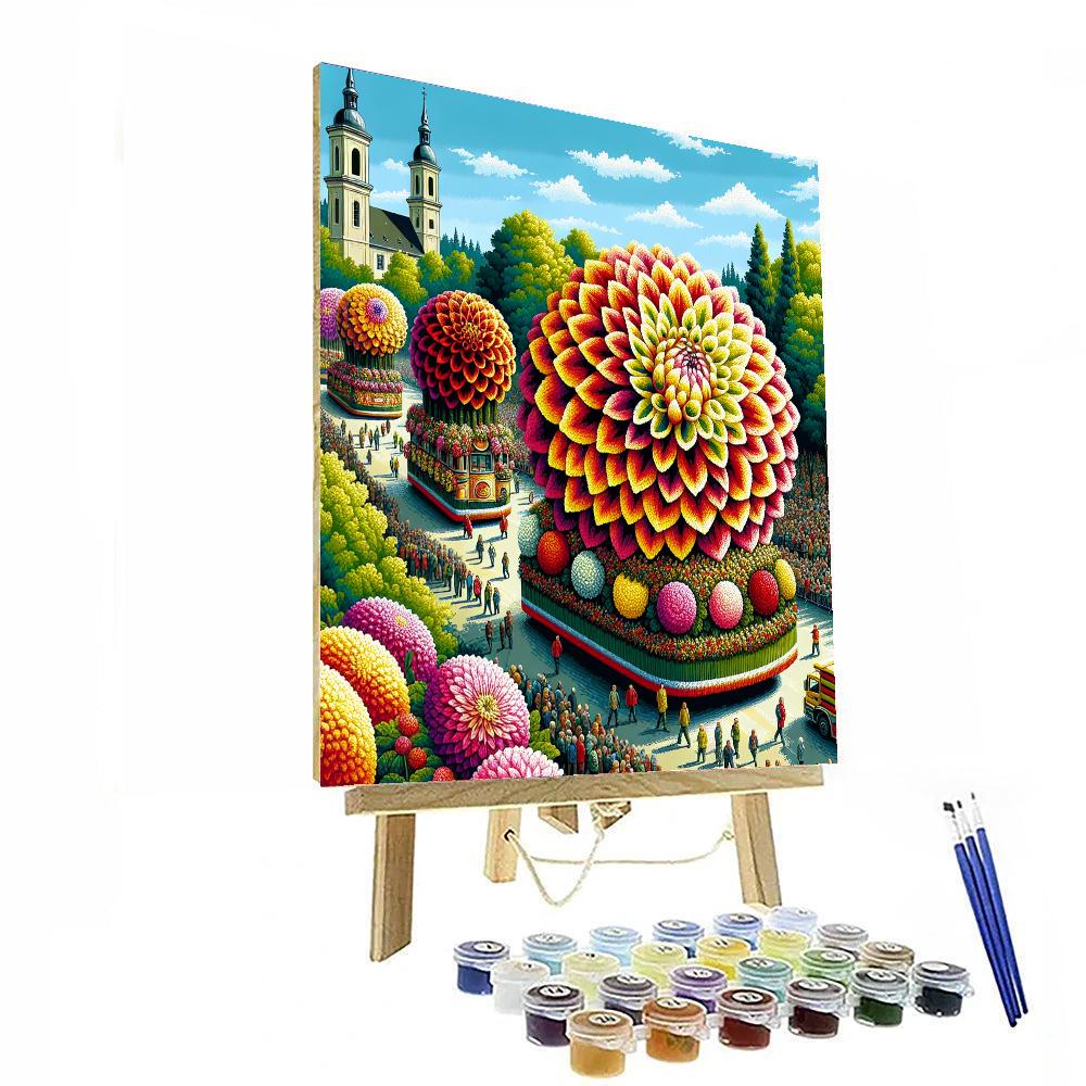 Zundert Flower Parade - Netherlands Paint By Numbers Kits