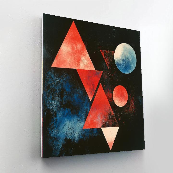 Kazimir Malevich Inspired Dynamic Equilibrium  DIY Paint By Numbers