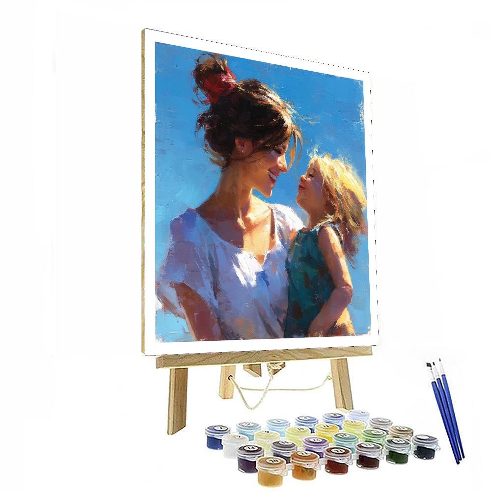 Warmth Of A Mother's Smile Paint By Numbers Art