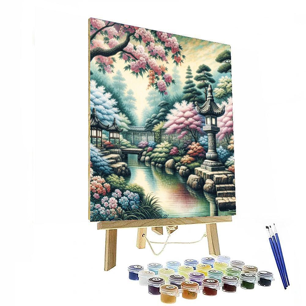 Mystical Eastern Garden Paint By Numbers Kits