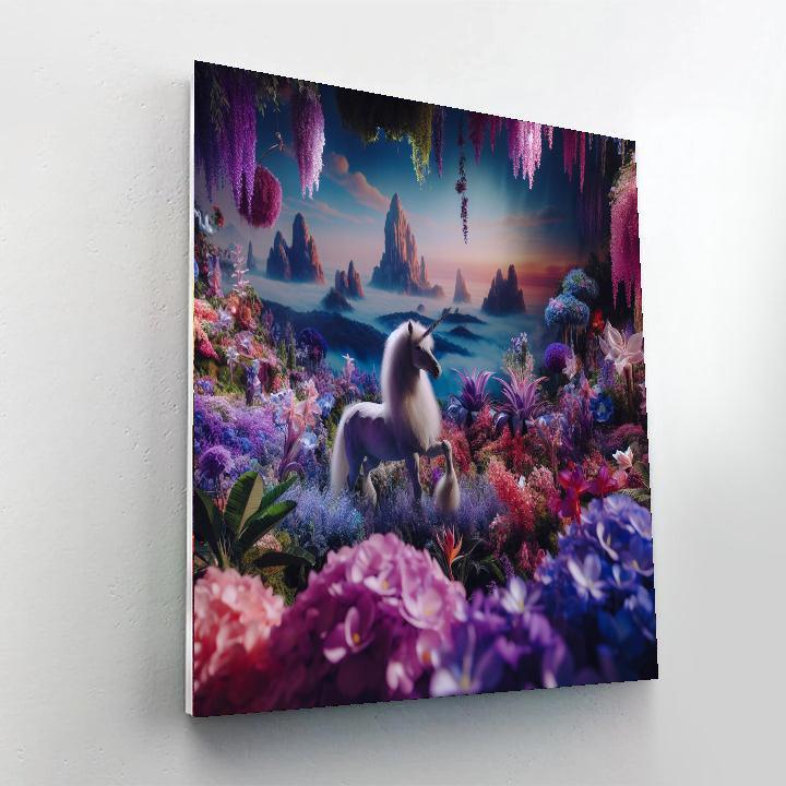 Unicorn's Dreamland Number Painting