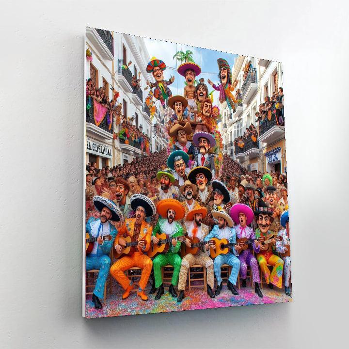 El Carnaval De Cádiz - Spain Paint By Numbers Art
