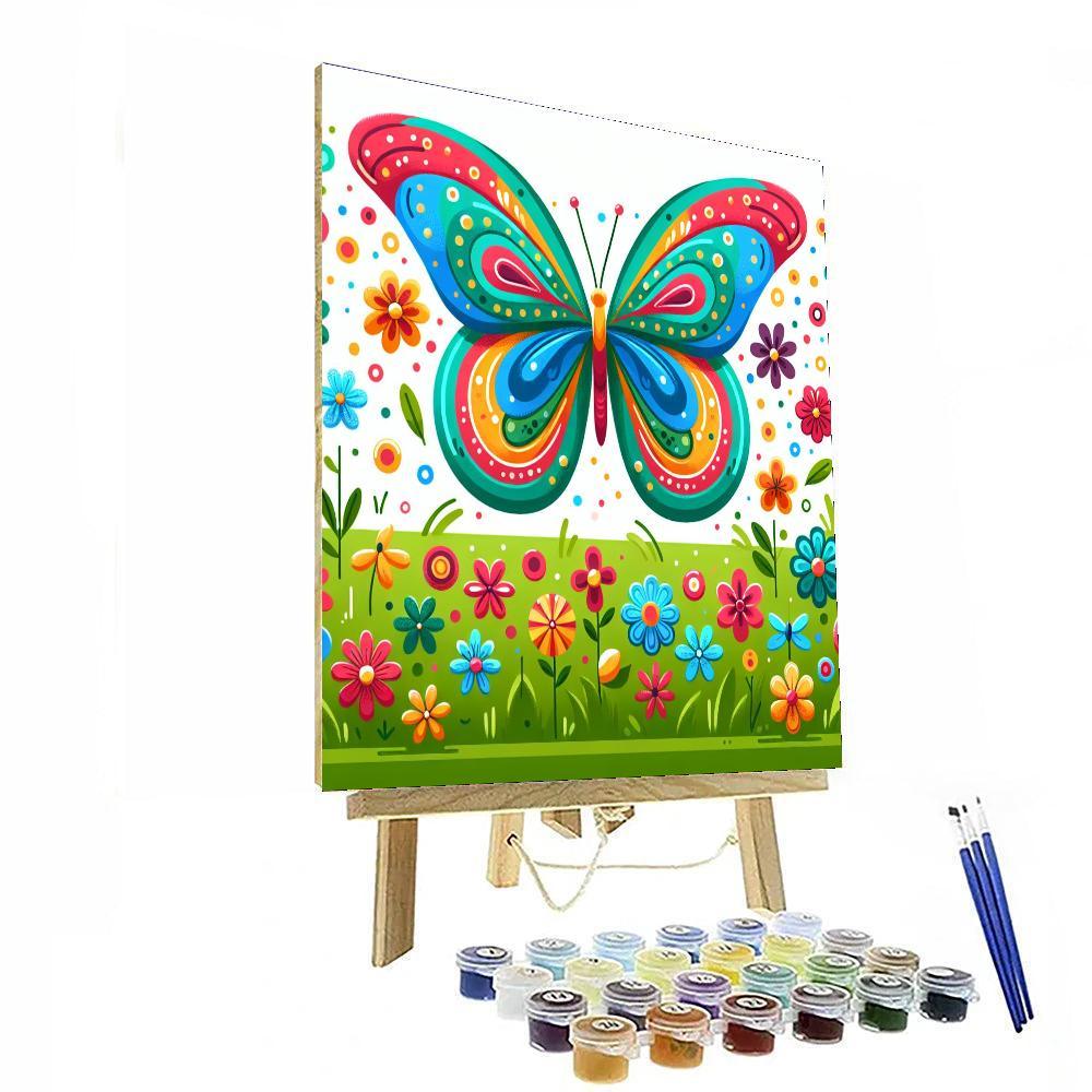 Butterfly Garden Gala DIY Paint By Numbers