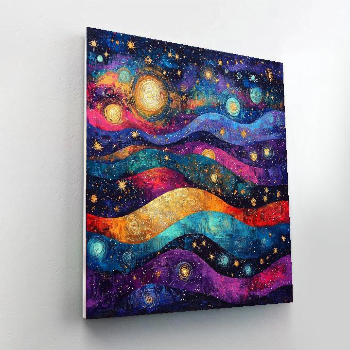 Frida Kahlo Inspired Cosmic Vibrations  Painting Number Kit