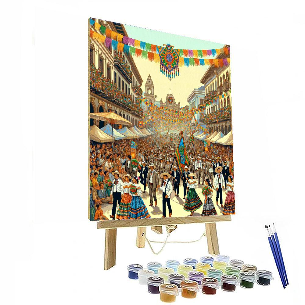 Festival Of San Isidro - Madrid Numbered Painting Kits