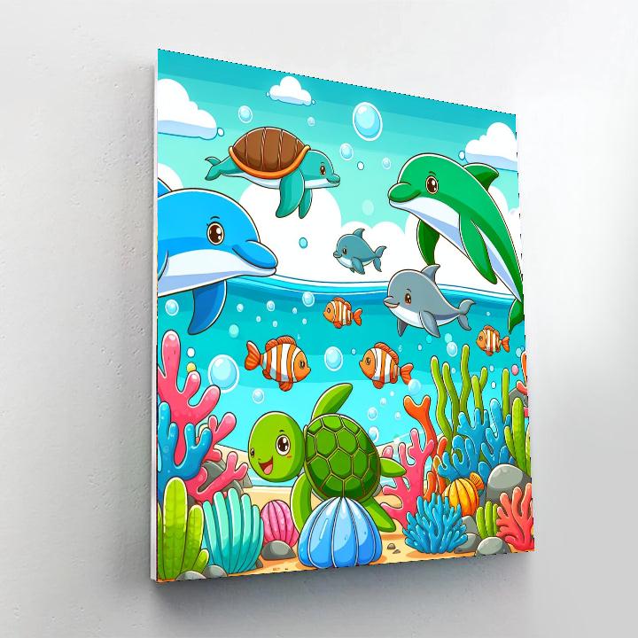 Incredible Ocean Adventure DIY Paint By Numbers