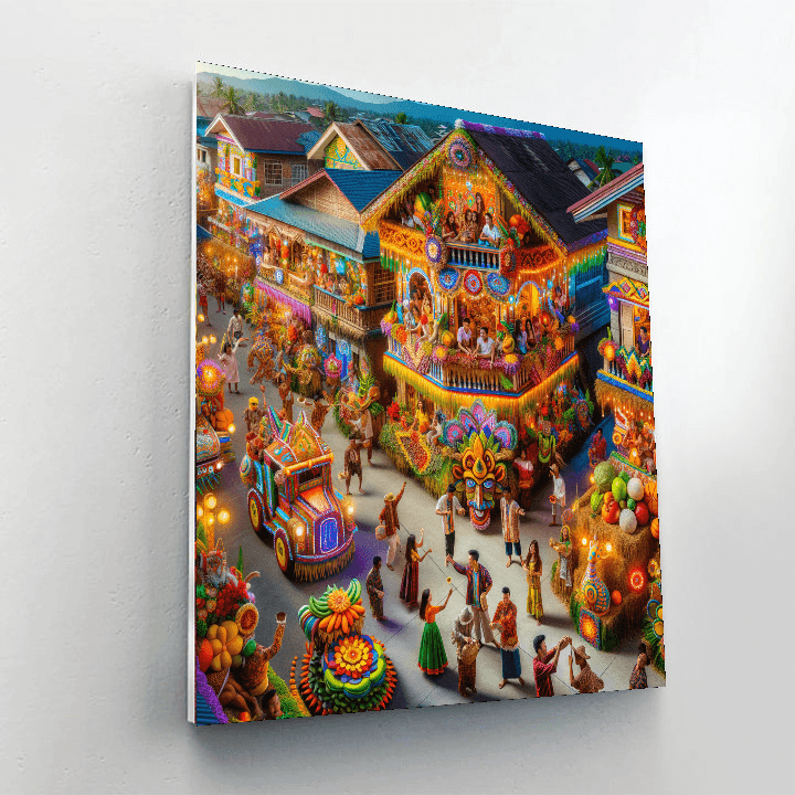 Pahiyas Festival - Lucban, Philippines Paint By Numbers Kits