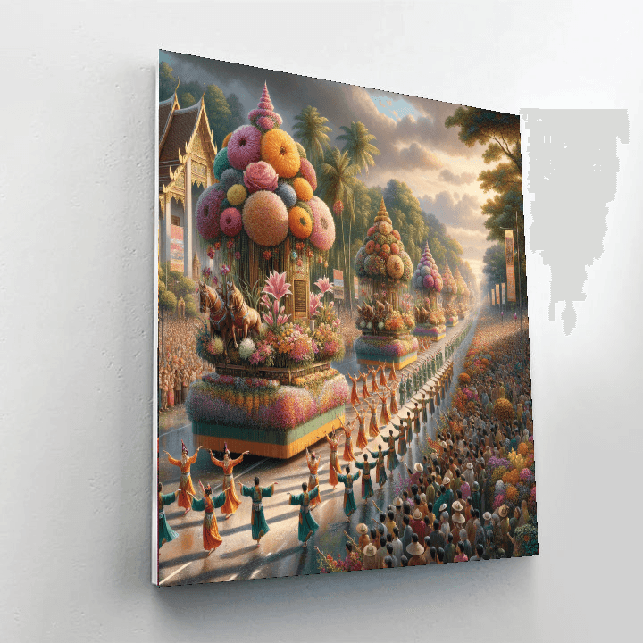 Flower Festival - Thailand Paint By Color