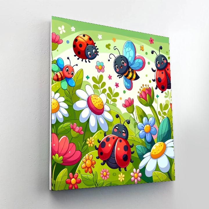 Fun Bug Explorers Paint By Numbers Art
