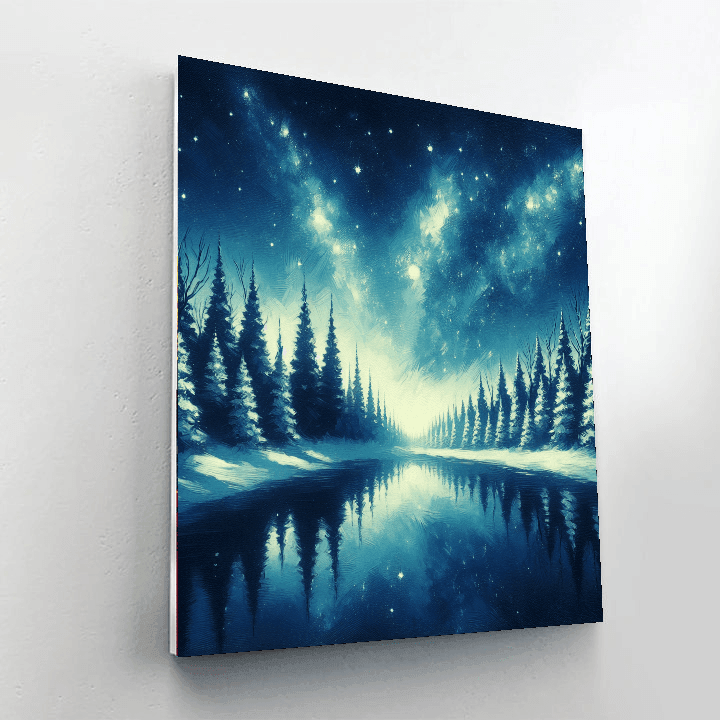 Glistening Snowy Wonderland Paint By Numbers Kits
