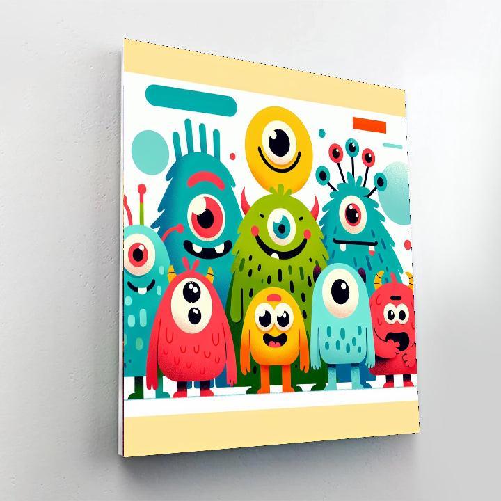 Fantastic Monster Mash Numbered Painting Kits