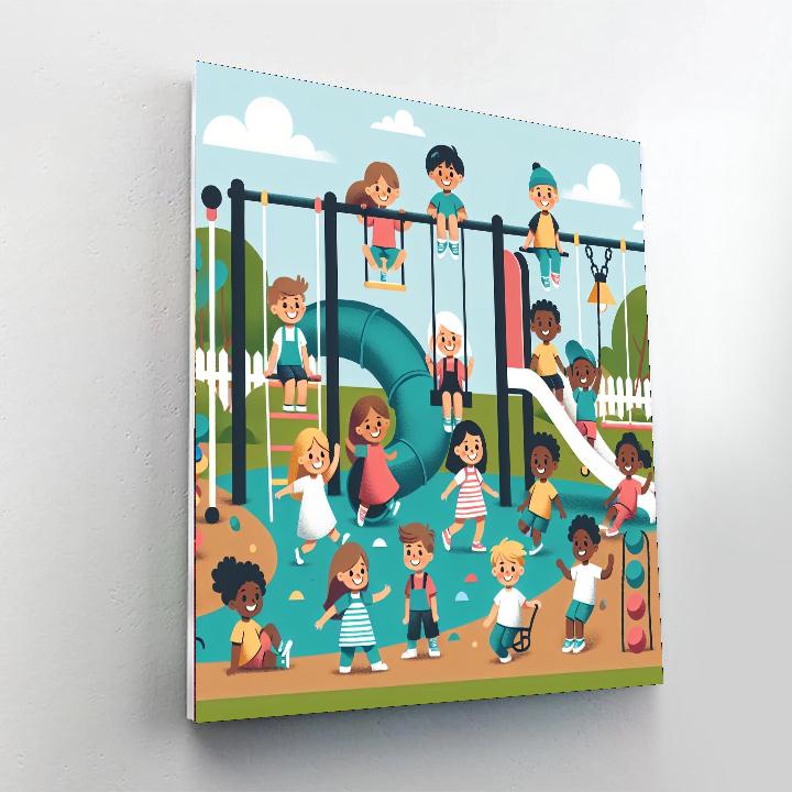 Adventure Playground Painting Number Kit