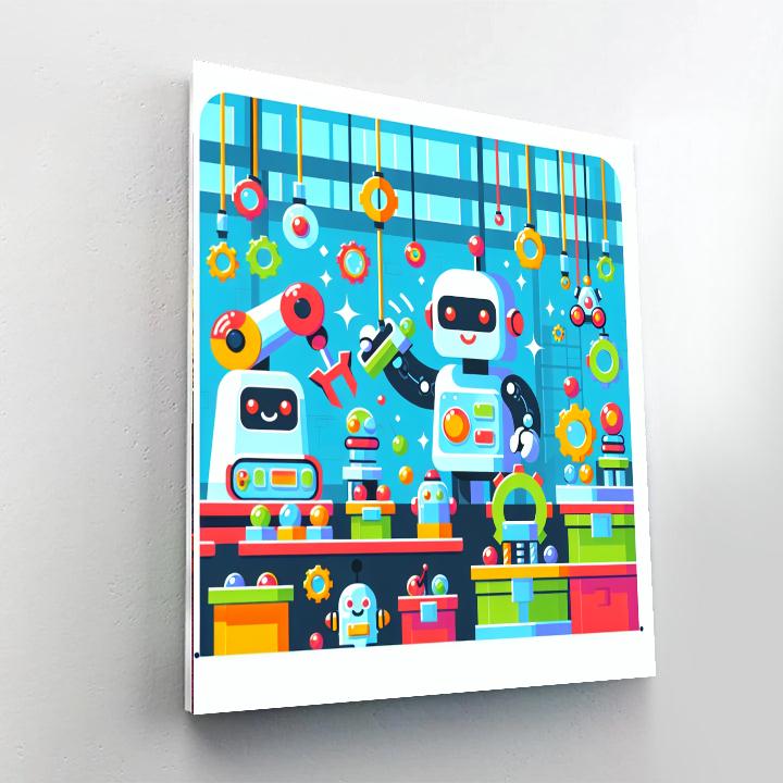 Robot Factory Quest Numbered Painting Kits