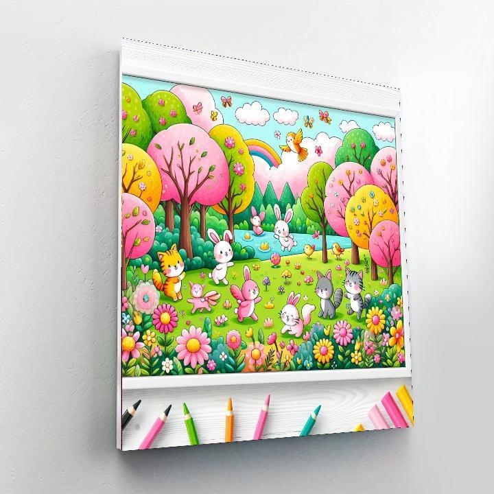 Charming Critters Paint By Number