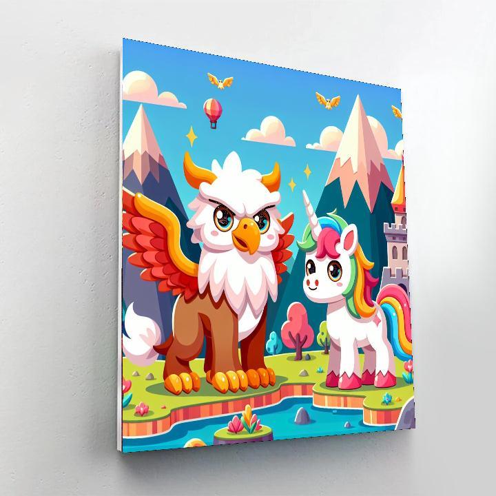 Fantasy Creatures' Kingdom Numbered Painting Kits