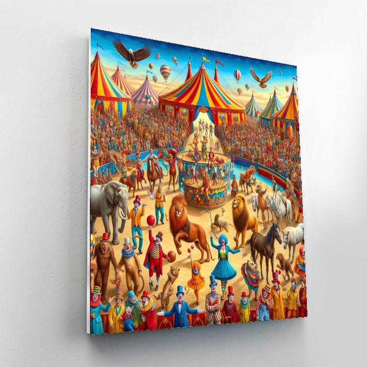 Whimsical Circus Dreamscape Paint By Number
